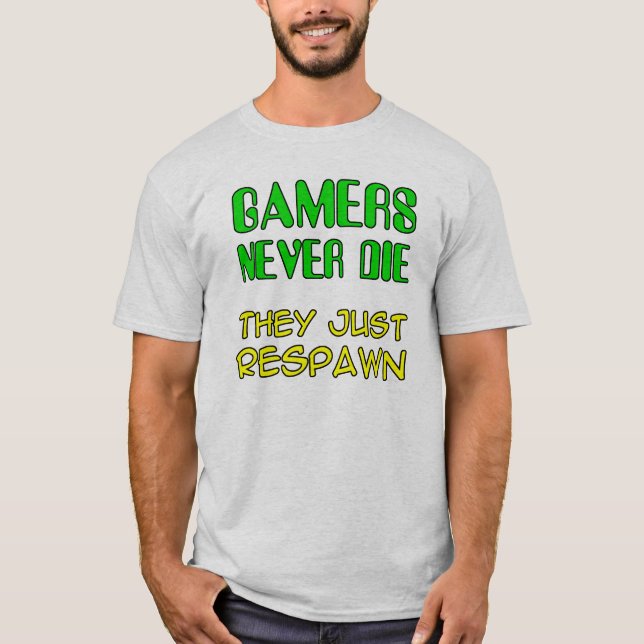 Los jugadores nunca mueren se reespañolan Camiseta (Anverso)