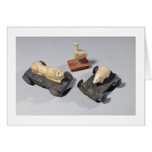 Los juguetes de los niños: un erizo, un león y una