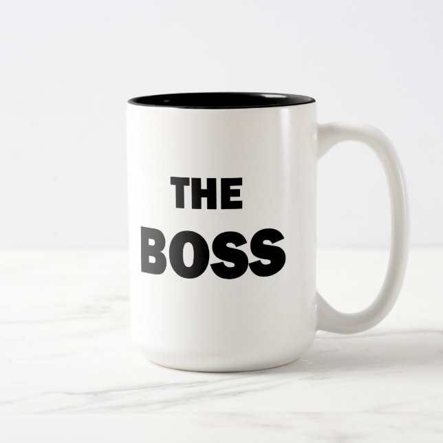 Los lados duales de la taza de Boss (Derecha)