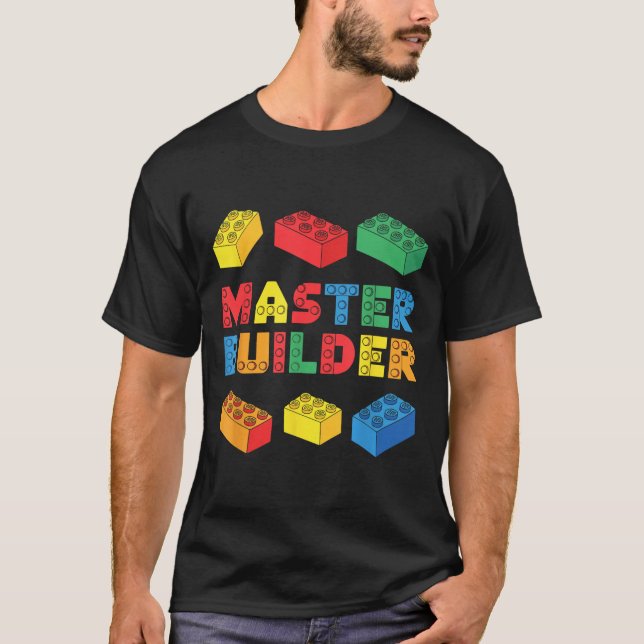 Los ladrillos de la camiseta del Master Builder bl (Anverso)