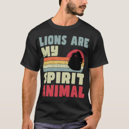 Los leones son mi camiseta animal espiritual