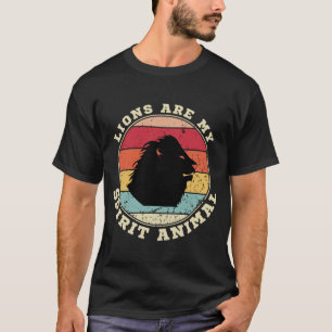 Los leones son mi camiseta animal espiritual