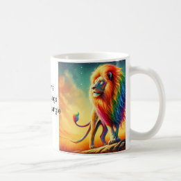 Los leones son reyes de las tazas de café de la ju