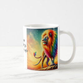 Los leones son reyes de las tazas de café de la ju