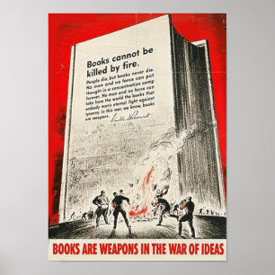 Los libros no se pueden matar por los posters del