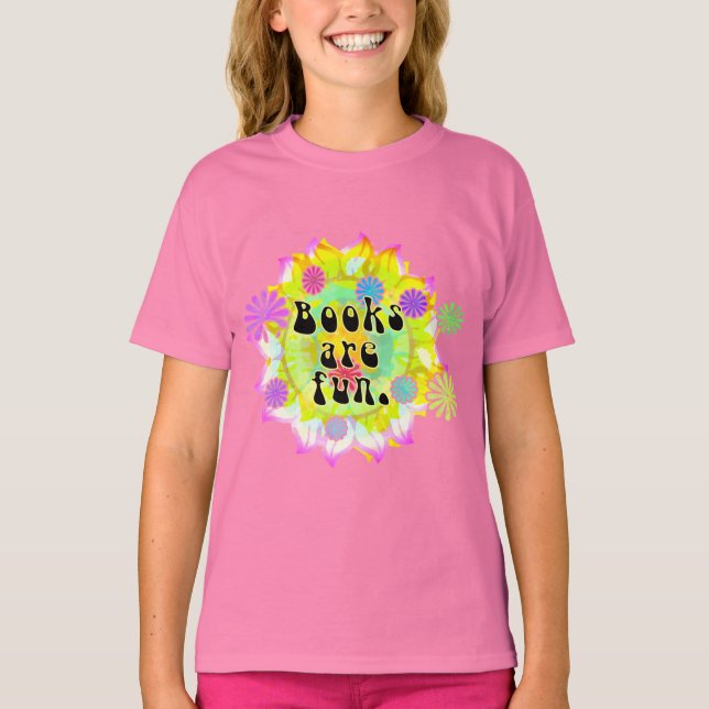 Los libros son Camisetas divertidos (Anverso)