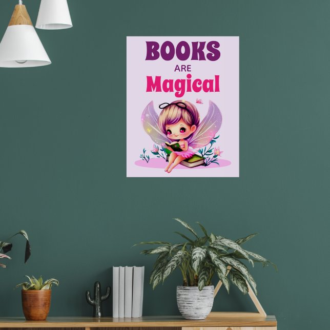 Los libros son Posters de lectura mágicos (Salón 1)