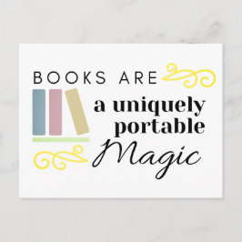 Los libros son una postal mágica exclusivamente po