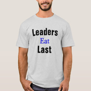 Los líderes comen por último la camiseta