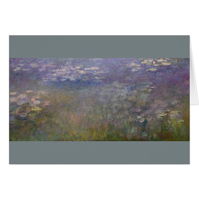 Los lirios de agua de Claude Monet (Anverso (Horizontal))