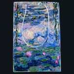Los lirios de agua de Monet, 1919, bolsa de regalo<br><div class="desc">Water Lilies,  famoso cuadro de Claude Monet de 1919,  con colores sólidos coordinados de color rosado-violeta y azul Monet,  listos para mezclarse y coincidir.</div>