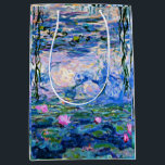 Los lirios de agua de Monet, 1919, bolsa de regalo<br><div class="desc">Water Lilies,  famoso cuadro de Claude Monet de 1919,  con colores sólidos coordinados de color rosado-violeta y azul Monet,  listos para mezclarse y coincidir.</div>