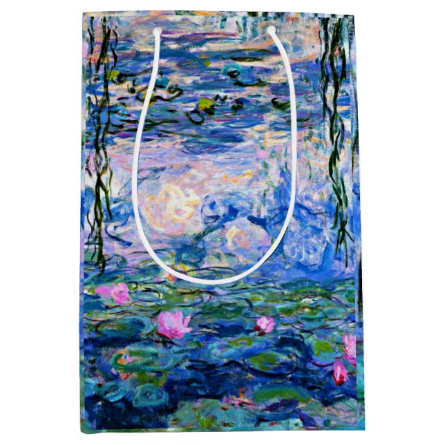 Los lirios de agua de Monet, 1919, bolsa de regalo (Anverso)