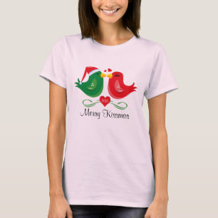 Los Lovebirds del navidad personalizaron la camisa