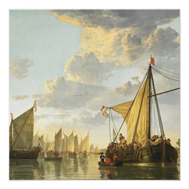 Los Maas en el Poster Dordrecht Aelbert Cuyp (Anverso)