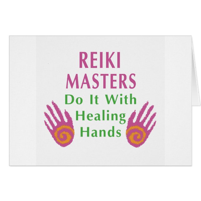 Los Maestros de Reiki lo hacen con las manos curad (Anverso (Horizontal))
