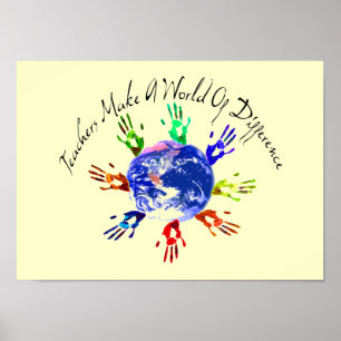 Los maestros hacen un mundo de Posters e impresion