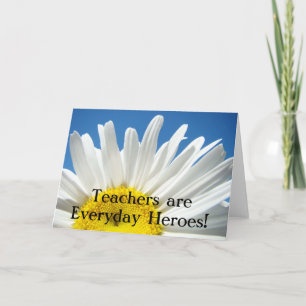 Los maestros son héroes cotidianos! tarjetas Marga