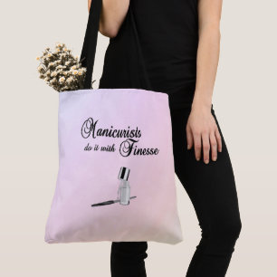 Los Manicuristas Lo Hacen Con La Bolsa De Tote Fin