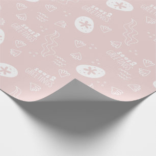 Los mares rosados y los saludos Papel de ajuste