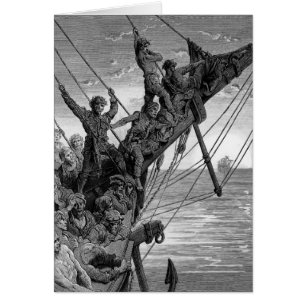 Los marineros ven en la distancia una nave