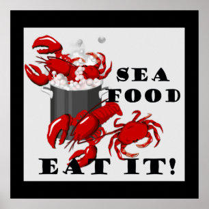 ¡Los Mariscos Lo Comen! Póster