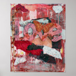 Los medios mixtos adoran el arte mariposa