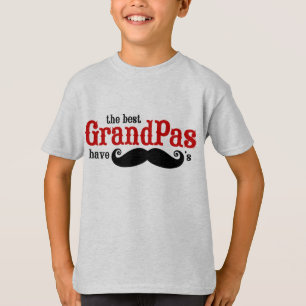 Los mejores abuelos tienen camiseta de los bigotes