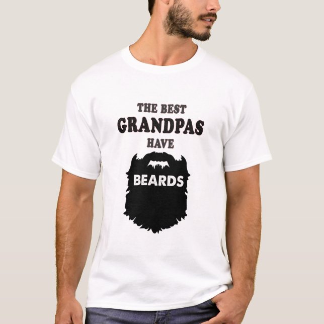 los mejores abuelos tienen camiseta de los hombres (Anverso)