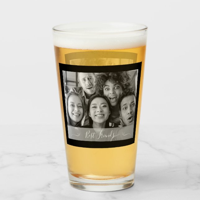 Los mejores amigos foto en blanco y negro (Anverso (lleno))