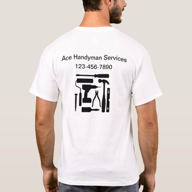 Los mejores Camisetas simples de trabajo a mano (Reverso)