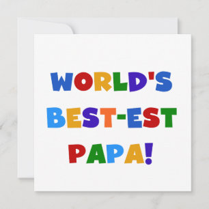 Los mejores camisetas y regalos de papá del mundo 