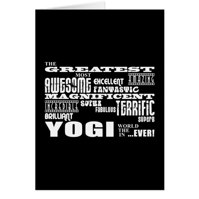 Los mejores cumpleaños del yoga: El mejor yogui (Frente)