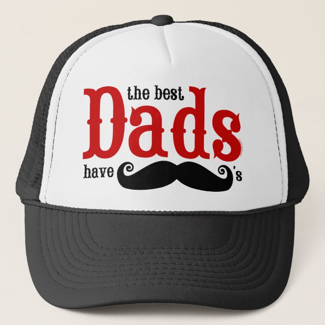 Los Mejores Dads Tienen Gorra De Mustaches (Anverso)