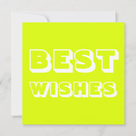 Los mejores deseos, buena suerte, flor blanco