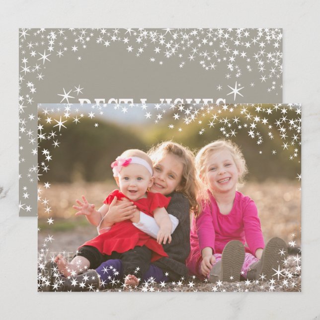 Los Mejores Deseos De Esta Tarjeta Fotográfica De  (Anverso / Reverso)