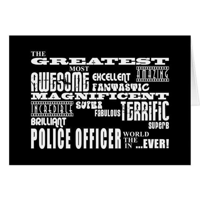 Los mejores oficiales de policía : Mayor oficial d (Anverso (Horizontal))