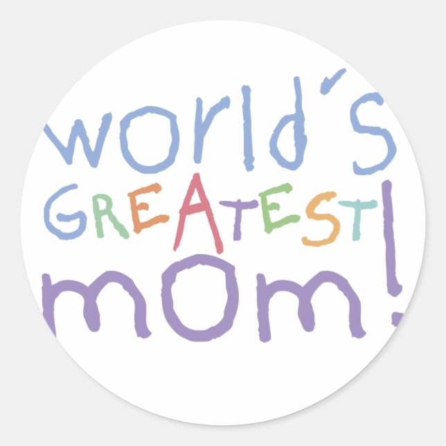 Los mejores Pegatinas de madres del mundo (Anverso)