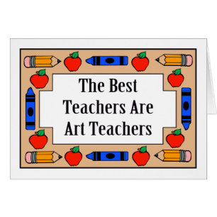 Los mejores profesores son profesores de arte