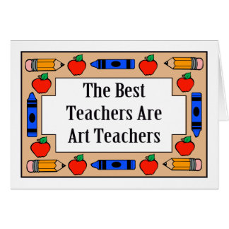 Los mejores profesores son profesores de arte