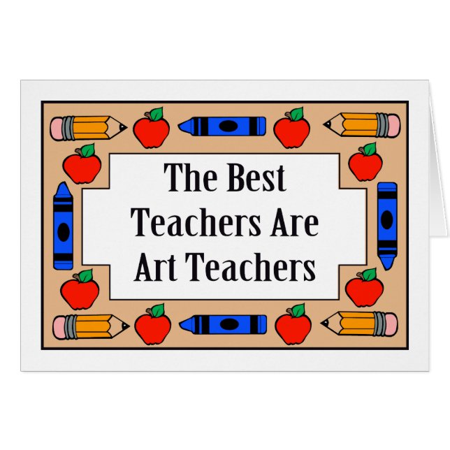 Los mejores profesores son profesores de arte (Anverso (Horizontal))