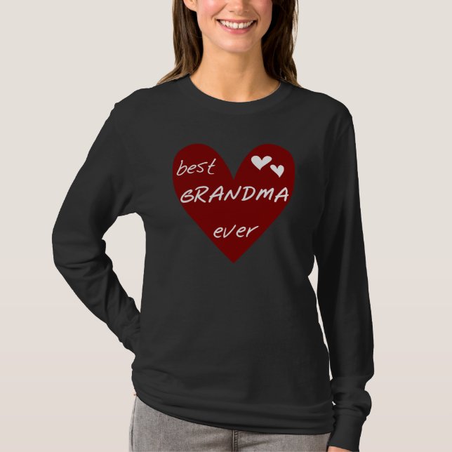 Los mejores regalos de las camisetas de la abuela (Anverso)