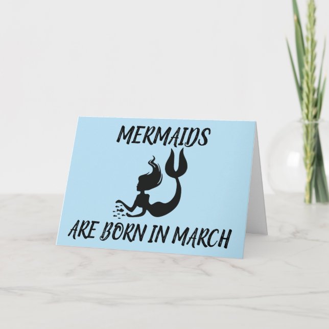 LOS MERMAIDOS NACEN EN TARJETAS DE CUMPLEAÑOS DE M (Anverso)