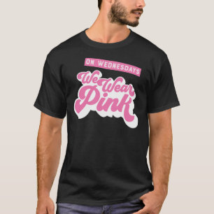 Los Miércoles Usamos Camiseta Clásica Rosa