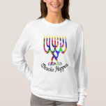 Los milagros suceden camisa de Menorah<br><div class="desc">Los milagros suceden menorah Chanukah</div>