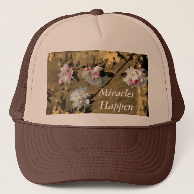 Los milagros suceden gorra inspirador (Anverso)