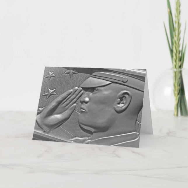 Los militares le agradecen las tarjetas (Anverso)