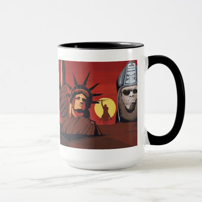Los monos gobiernan la taza del mundo (Derecha)