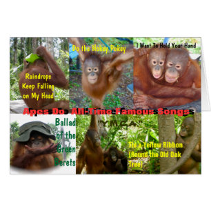 Los monos hacen canciones famosas absolutas