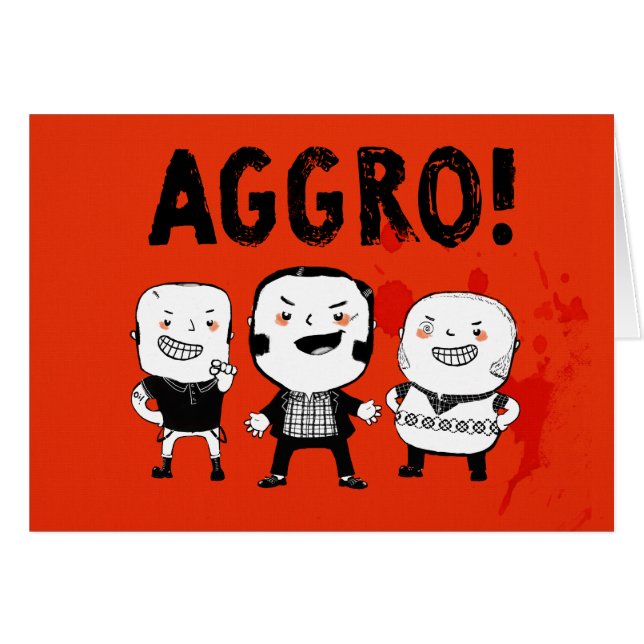 ¡Los muchachos del AGGRO no temen! (Anverso (Horizontal))